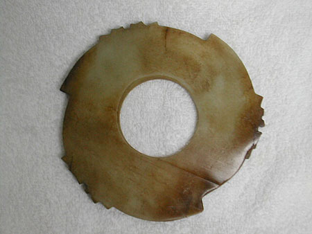 disque bi  3 dents - Disque Bi  3 dents - Shang ( -1600-1027 av JC ) - archives