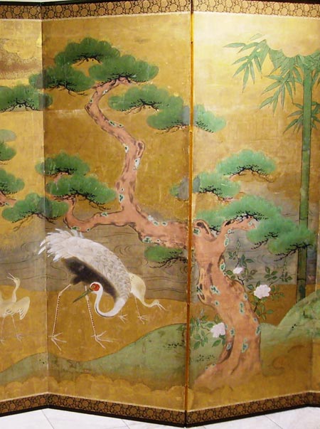 six fold screen - Six fold screen - Japan XVIII-XIXth c. - files