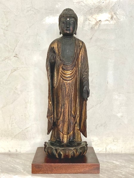 bouddha amitaba - Bouddha Amitaba - Japon priode Kamakura (1185-1333) XII° sicle - bois