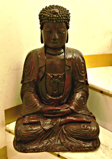 laquered wooden buddha - Laquered wooden Buddha - MING Dynasty circa 1600 - files