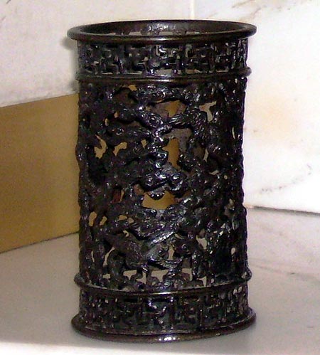group of brown patina bronzes - Group of brown patina bronzes - Ming Dynasty XVI-XVIIth century - files