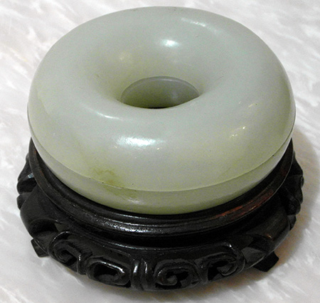 boîte ronde en forme de roue - Boîte ronde en forme de roue - XIX° siècle - jades