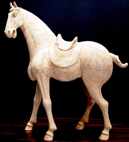 grand cheval tang  - Grand cheval Tang  - Dynastie Tang (618 - 906) - archives