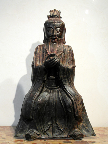 grand dignitaire taoïste - Grand Dignitaire taoïste - Dynastie Ming vers 1600 - bronzes