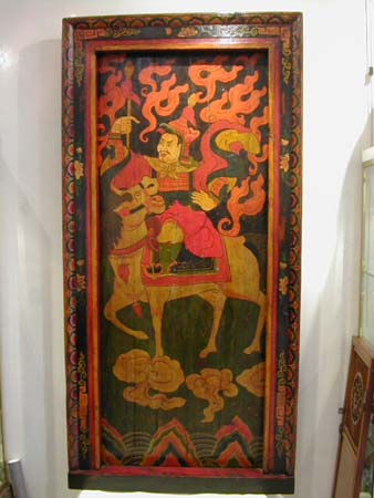 pine tibetain door - Pine Tibetain door - XIXth century - files