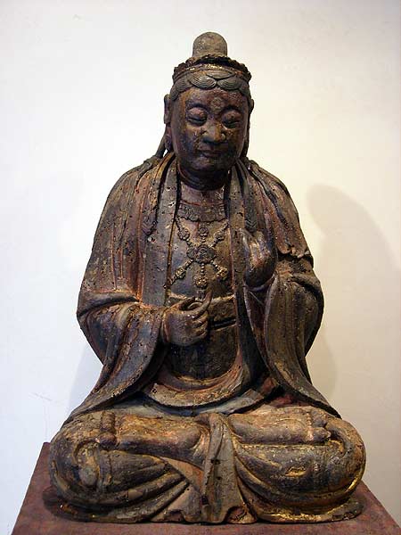 boddisattva en bois - Boddisattva en bois - Dynastie Ming XVI-XVII° sicle  - archives