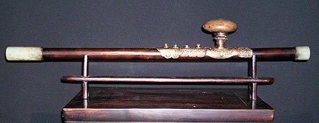 pipe � opium en bambou - Pipe � opium en bambou - Fin de la p�riode Qing - archives