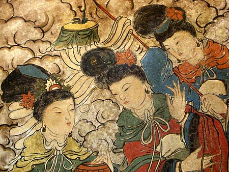 grande plaque de stucco - Grande plaque de stucco - Dynastie Ming vers 1600  - archives