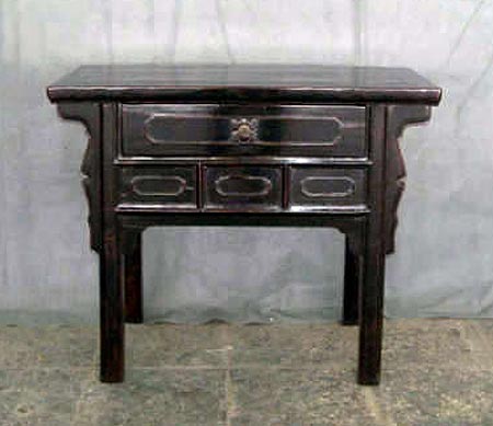 bureau en orme - Bureau en orme - Fin de l’�poque Qing - mobilier