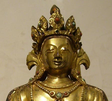 amitayus en bronze dor� - Amitayus en bronze dor� - Tibet vers 1700 - archives