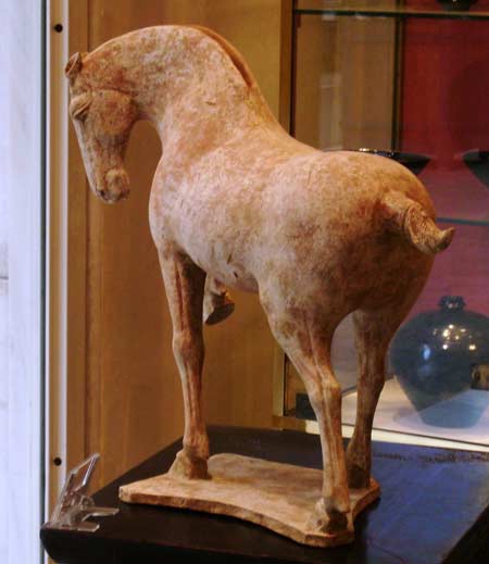 grand cheval piaffant - Grand Cheval piaffant - Dynastie Tang ( 618 - 906 ) - archives